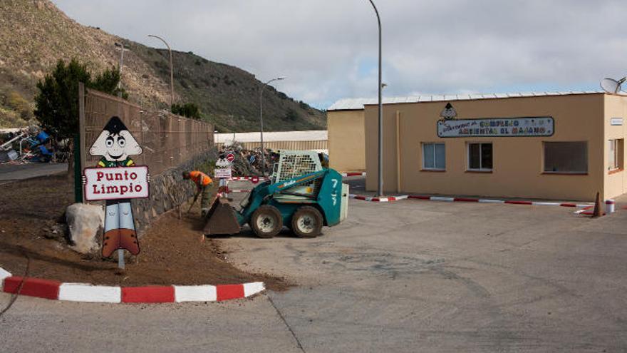 Instalaciones del complejo ambiental de El Hierro.