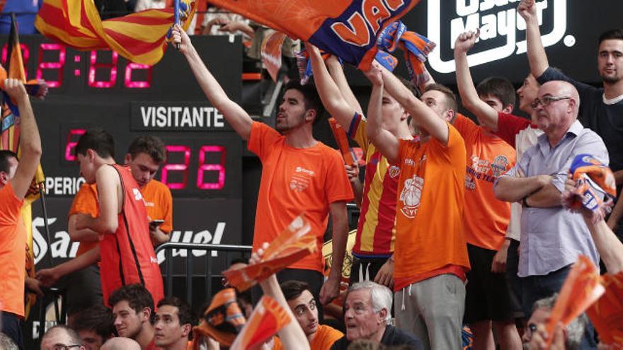 Afición del Valencia Basket.