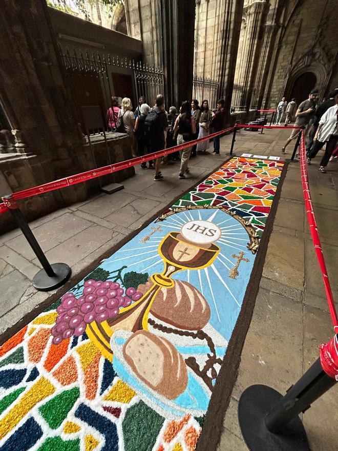 Conchas desde Bueu para elaborar en Barcelona una alfombra para recibir al Papa León XIV