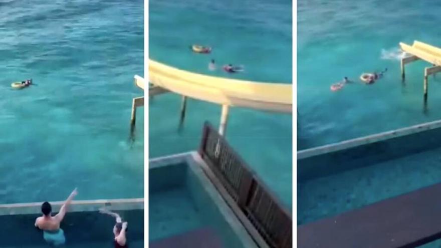 Un jugador de LaLiga salva a una pareja de morir ahogados en Maldivas