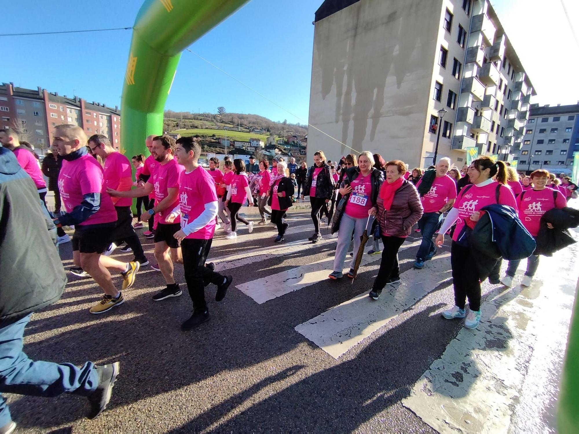 Primera carrera contra el cáncer en Langreo