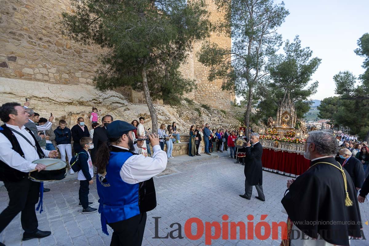 Procesión de subida a la Basílica en las Fiestas de Caravaca