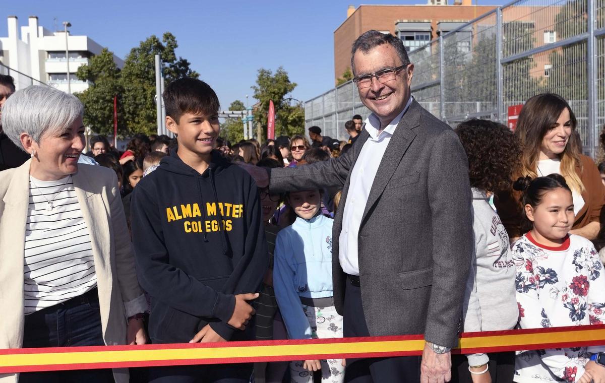 José Ballesta, junto a Jaime Alcaraz, hermano del tenista Carlos Alcaraz.