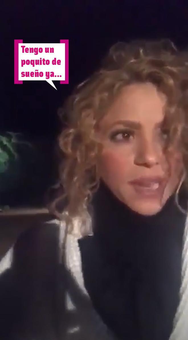 Shakira rodando el videoclip de 'Clandestino'