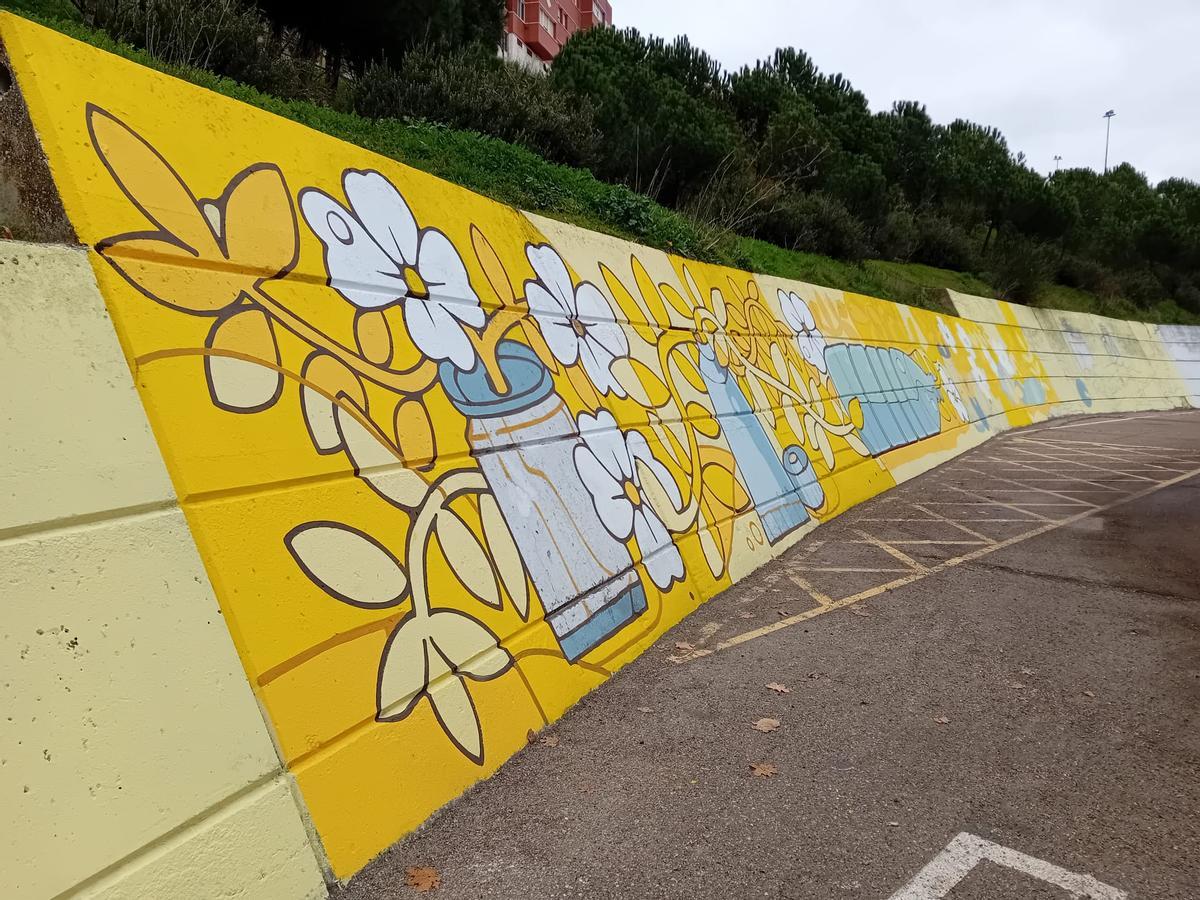 Peinture murale dans la Vaguada