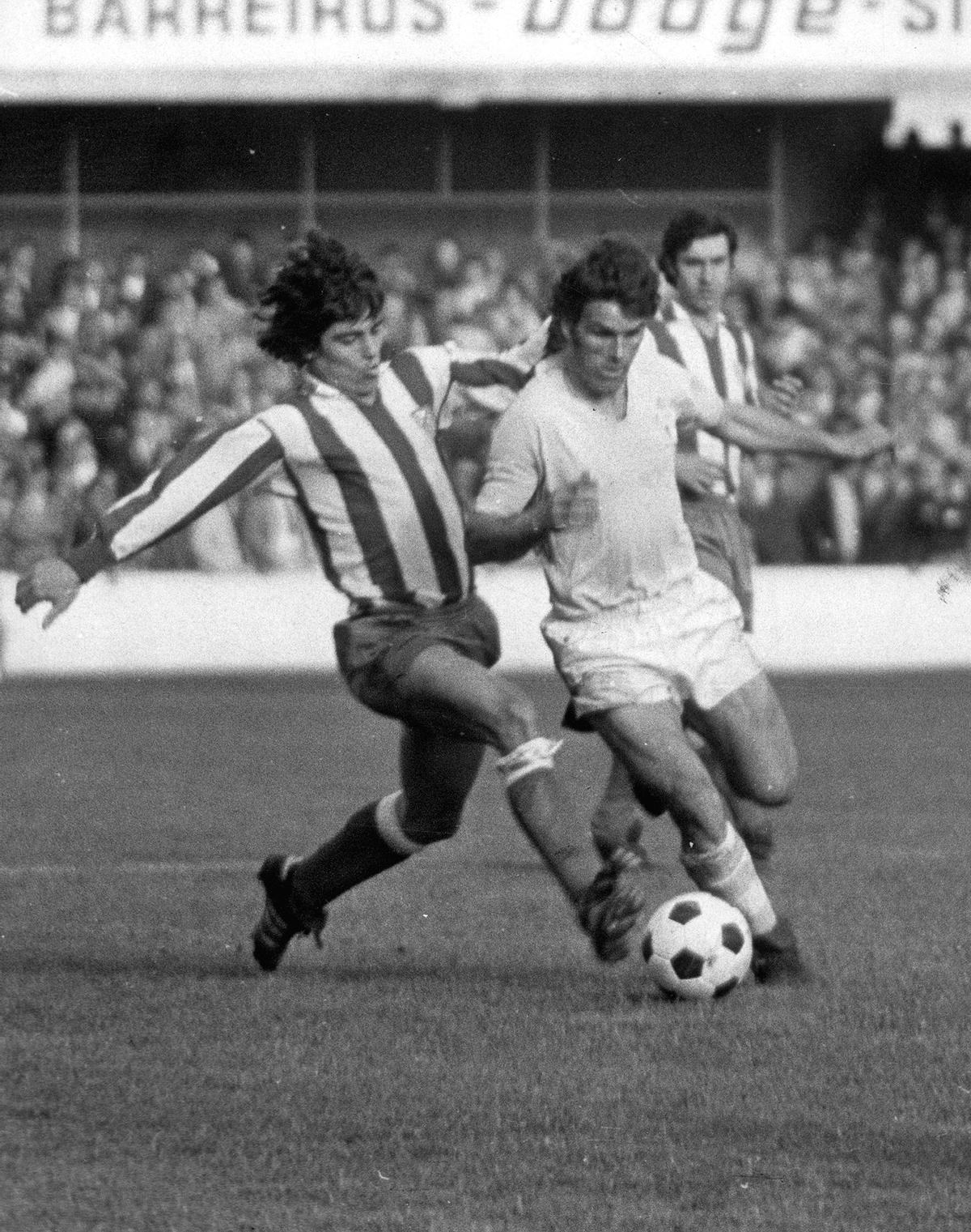 Antonio Hidalgo, durante un partido con el Celta.