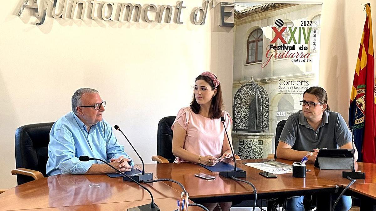 Un momento de la presentación del XXIV Festival de Guitarra Ciutat d&#039;Elx