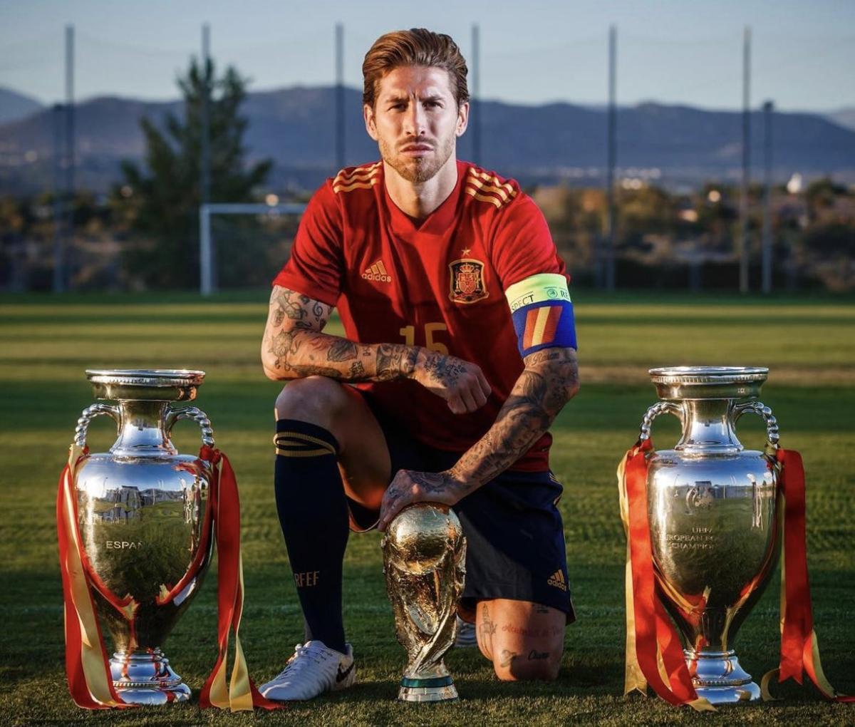 Sergio Ramos, con la selección