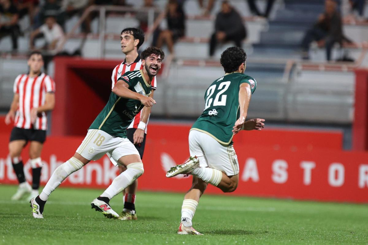 El Bilbao Athletic - Cacereño, en imágenes