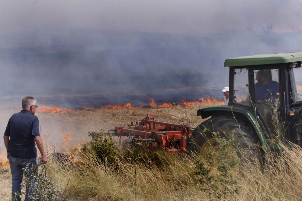 Incendi entre Cruïlles i Monells