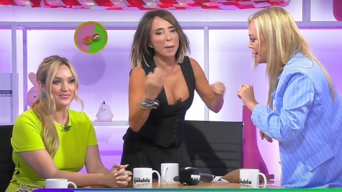 Marta Riesco, María Patiño y Belén Esteban en 'Ni que fuéramos shhh'