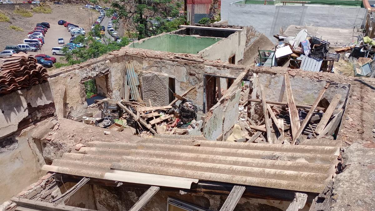 Edificación situada en el número 30 del Pasaje Marañuelas, en Santa Cruz de Tenerife.