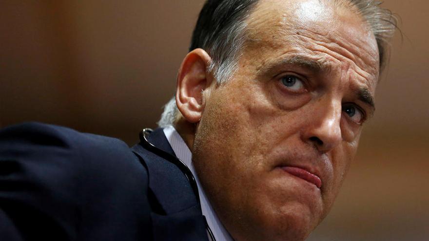 El presidente de LaLiga, Javier Tebas. // Susana Vera