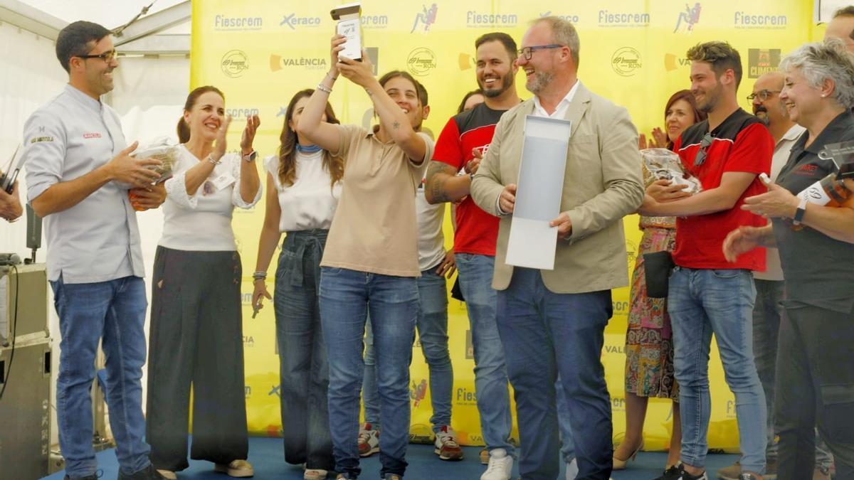 Una imagen de la entrega de premios de la edición del año pasado con la presencia del alcalde.