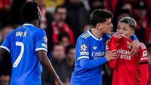 Prestianni y el momento de la polémica con Vinicius Jr