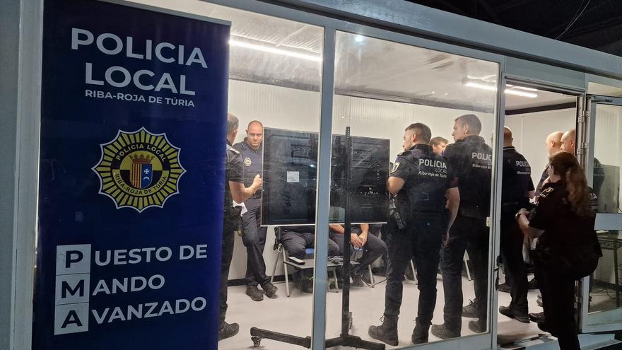 Riba-roja refuerza la seguridad de sus fiestas con drones y más de 100 agentes