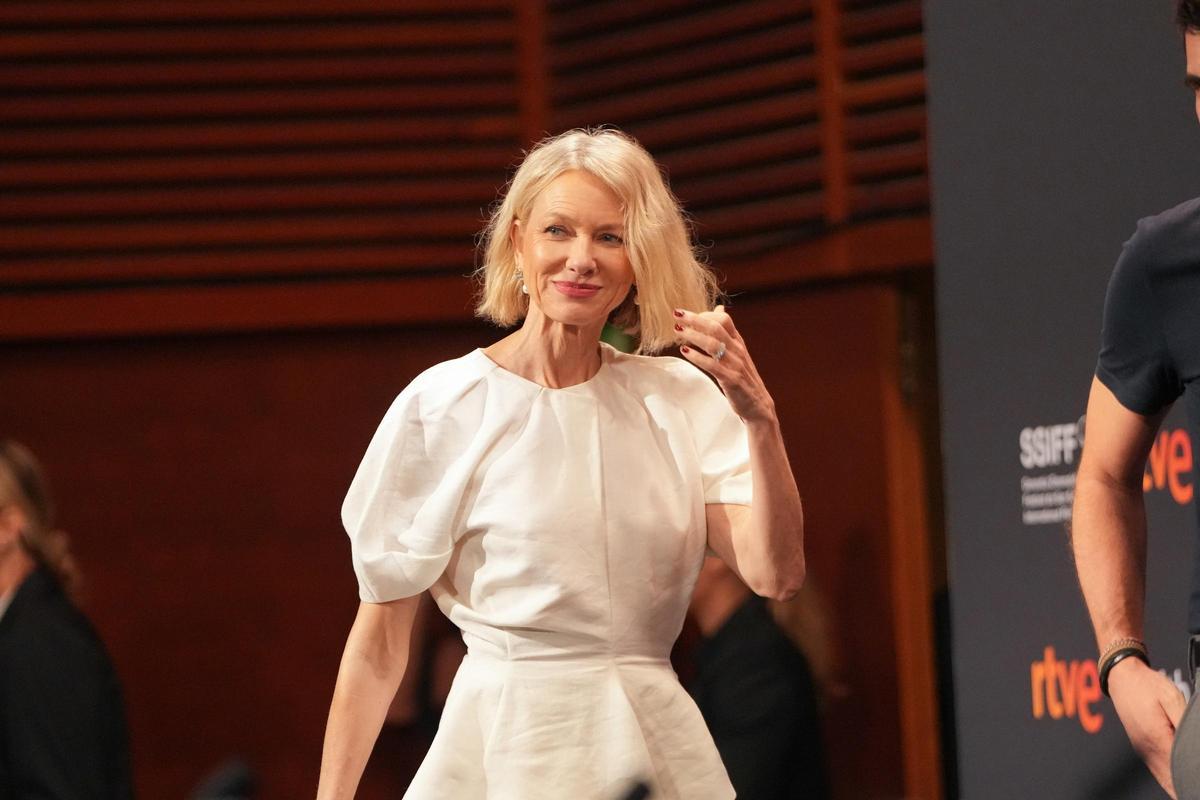 La actriz Naomi Watts en  la 74ª edición del Festival de San Sebastián.