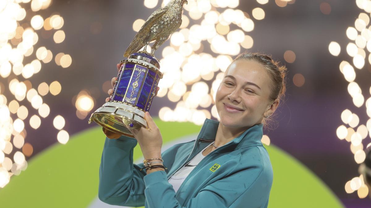 Anisimova consigue el título en Doha