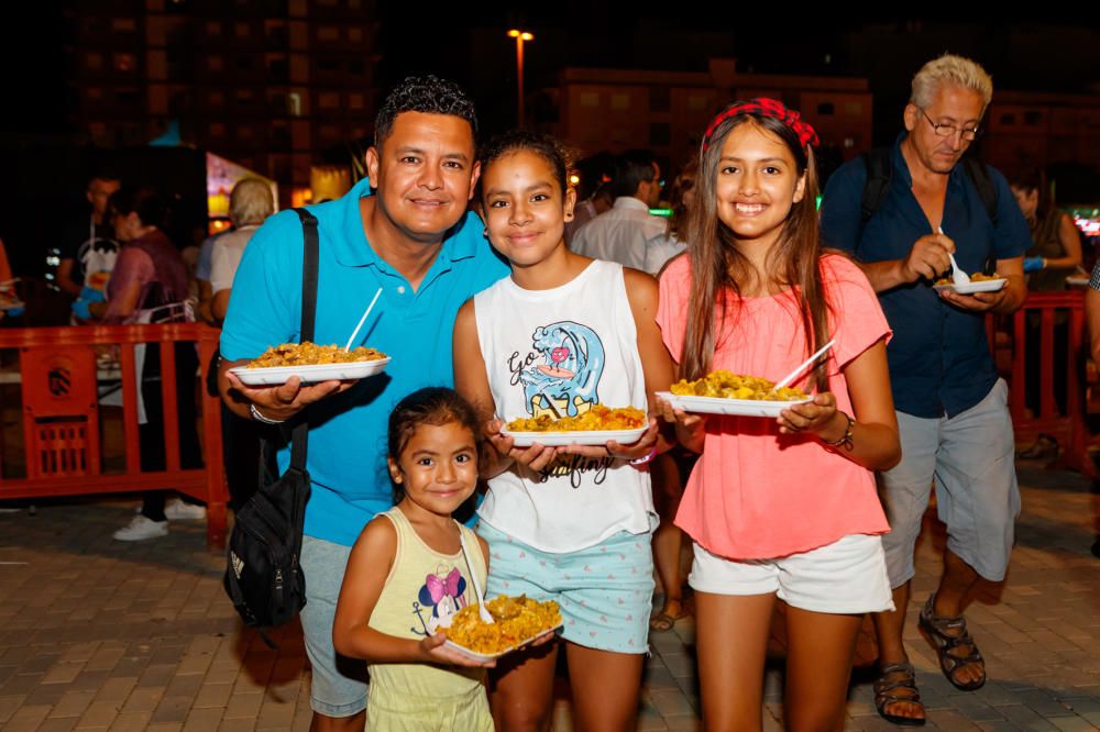 Inauguración de la feria de fiestas en la plaza Mayor