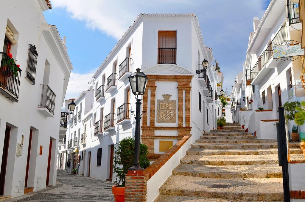 El pueblo blanco de Frigiliana, en Málaga