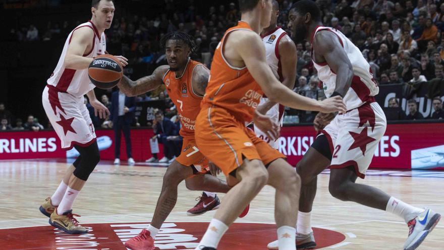 Partido de Euroliga Vlc Basket - EA Milán