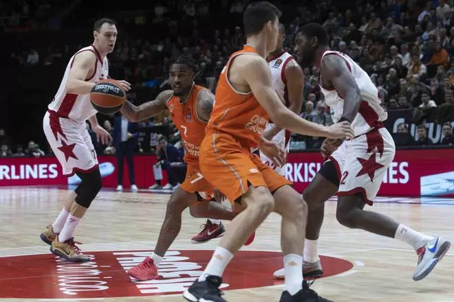 Partido de Euroliga Vlc Basket - EA Milán