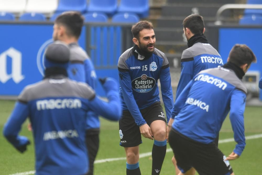 Última sesión del Dépor antes del Camp Nou