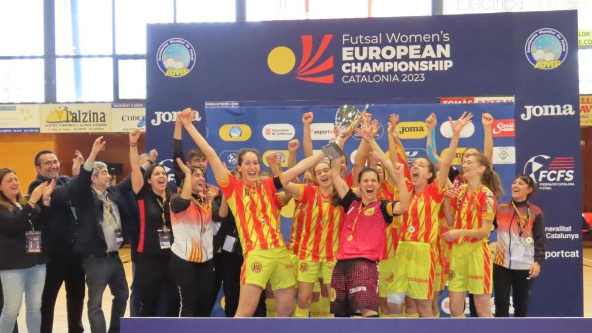 Catalunya es proclama campiona d'Europa de futsal femení