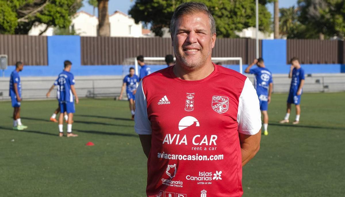 Juan Carlos Socorro, el técnico del San Fernando, el único equipo grancanario del Grupo V de la Segunda RFEF. | | ANDRÉS CRUZ