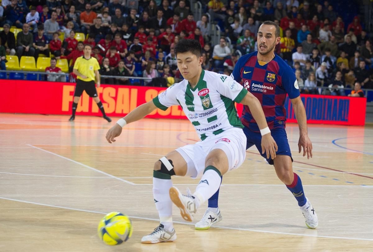 El Córdoba Futsal da la cara ante el Barcelona