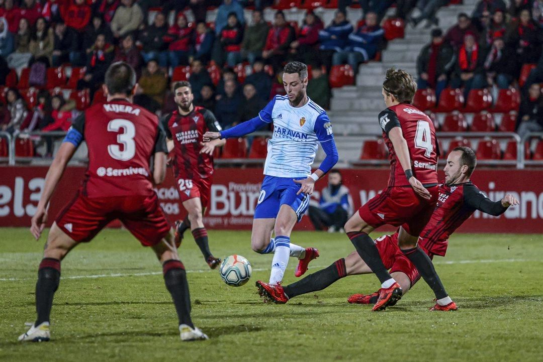 Partido Mirandés contra Real Zaragoza