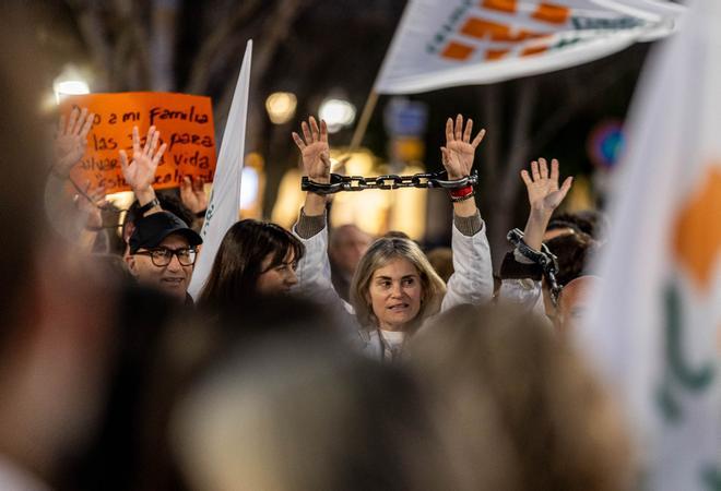 Los médicos toman el centro de Alicante