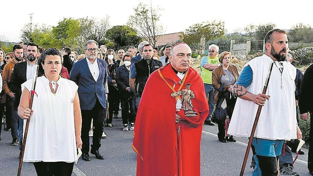 Enrique Benavent, en una romería en Castellón.