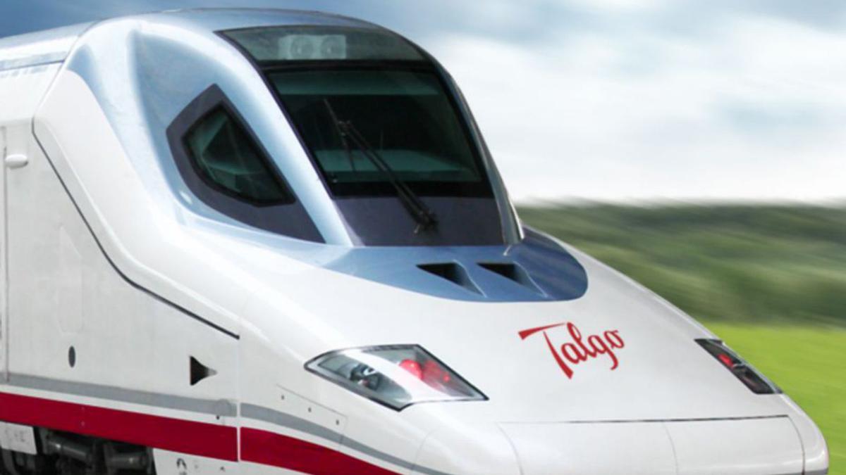 El cap tractor d’un tren Talgo. | EL PERIÓDICO El cap tractor d’un tren Talgo. | EL PERIÓDICO