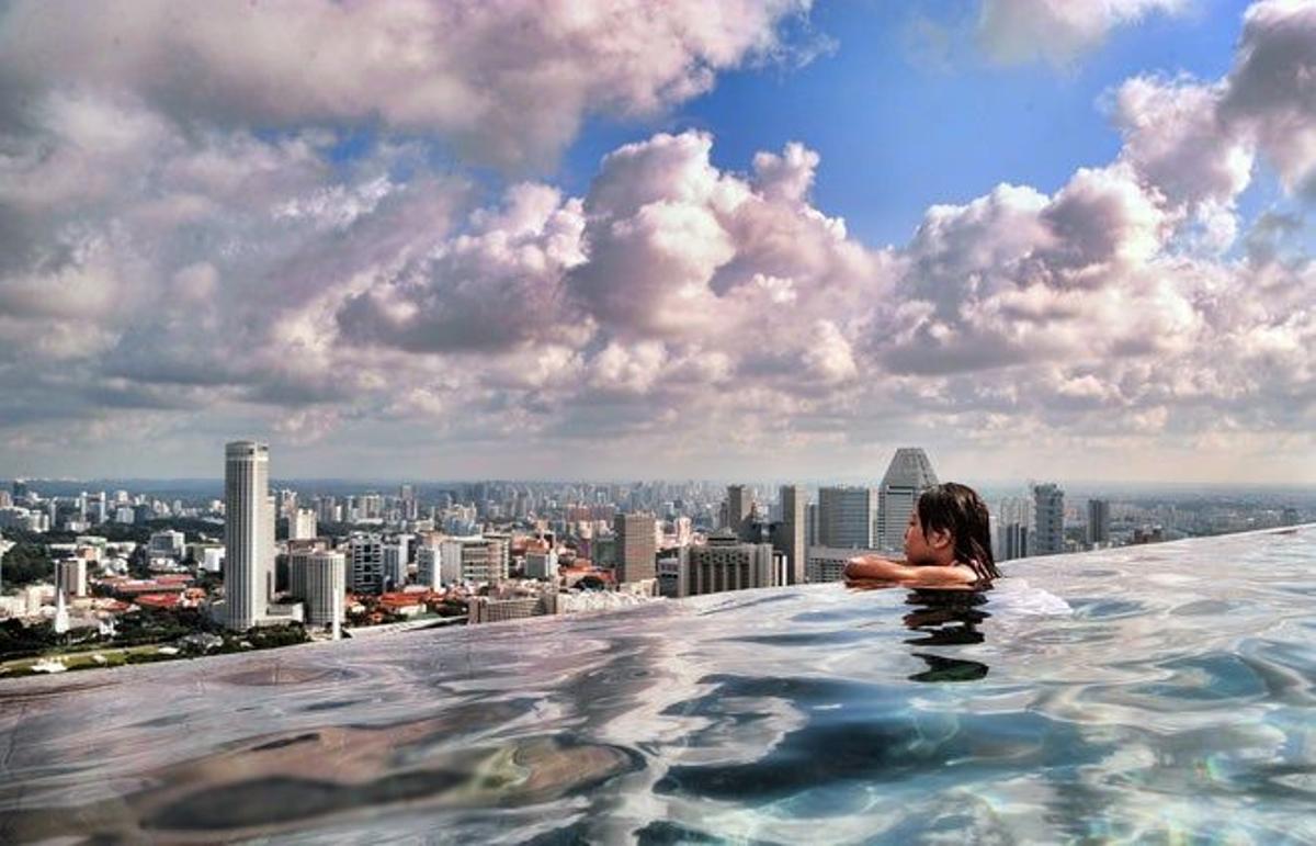 Marina Bay de Singapur: bañarse en el cielo