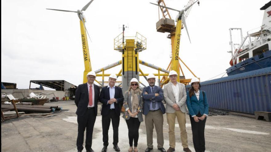 Visita a la la primera plataforma flotante eólica de España.