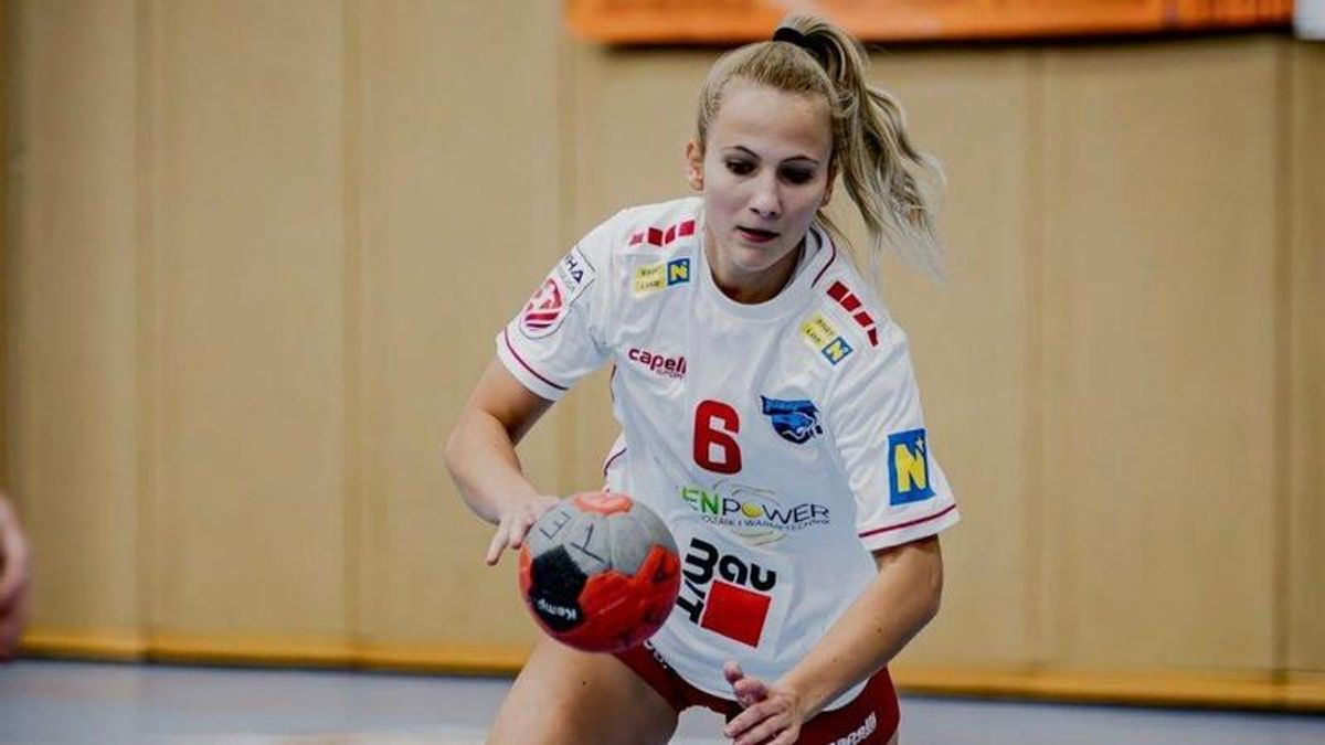 Dorka Somogyi, durante un partido.