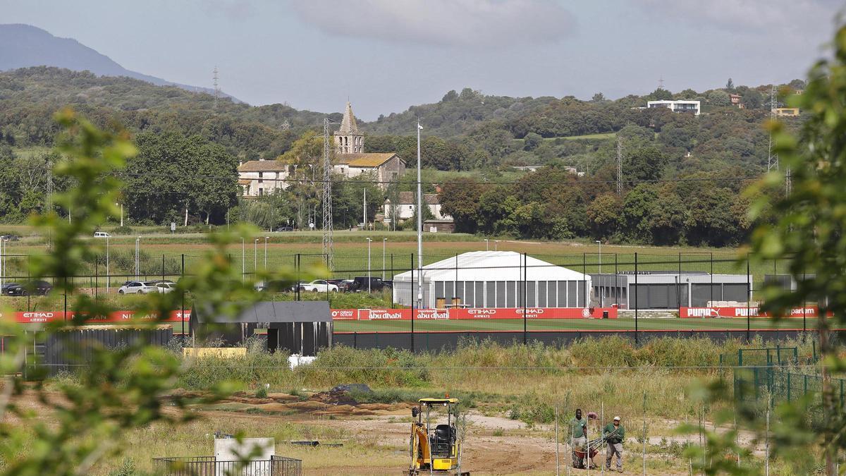Una imatge de la Ciutat Esportiva del Girona, ubicada a Vilablareix