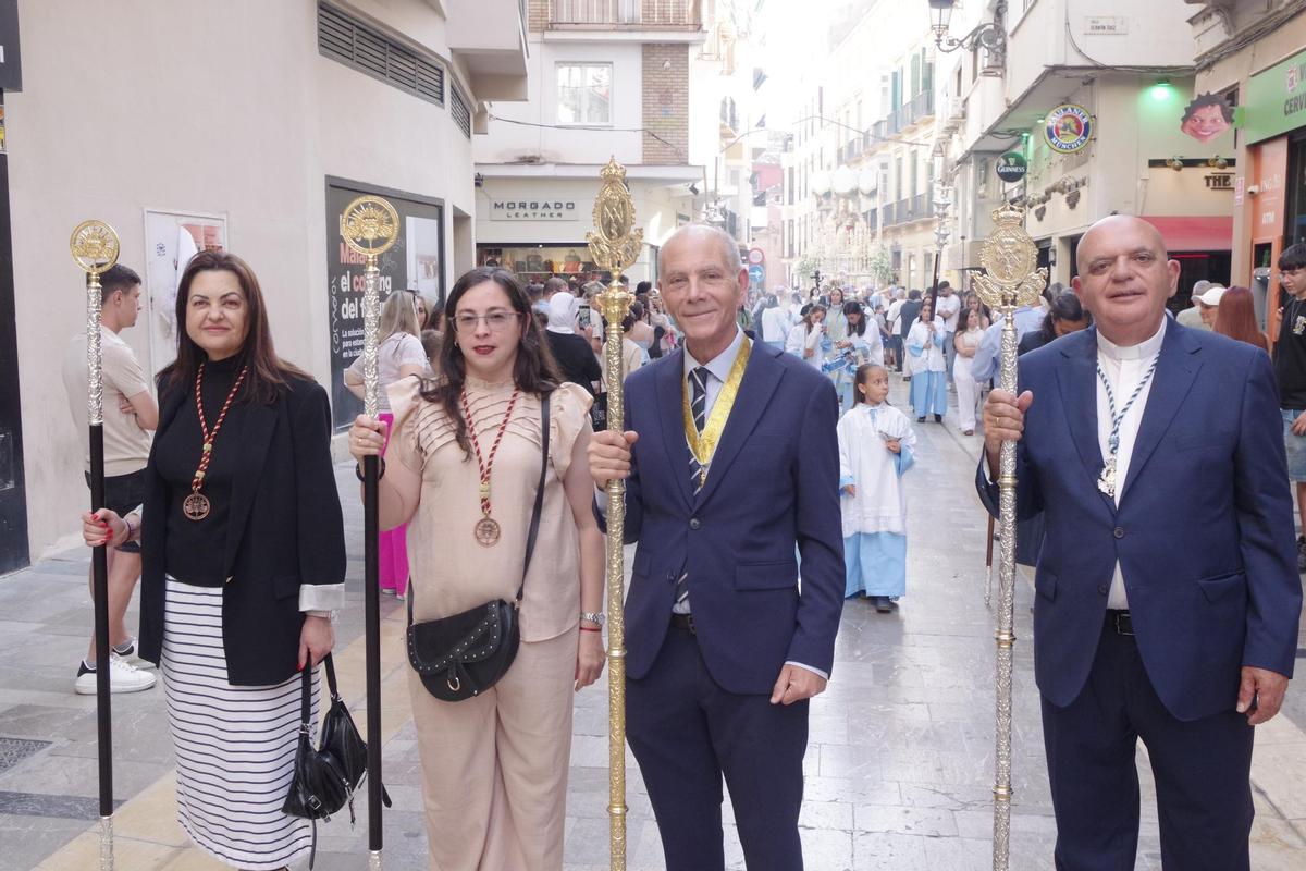 Fotos de la procesión de Araceli por el Centro de Málaga