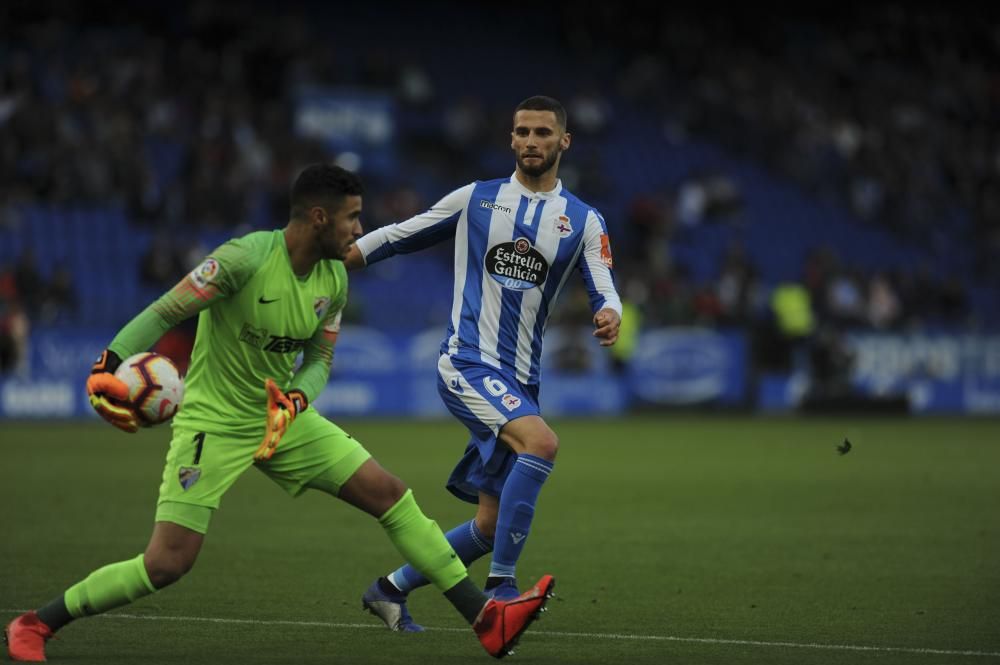 El Dépor remonta y le gana 4-2 al Málaga