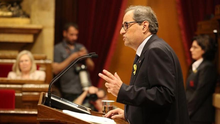 El discurso de investidura de Quim Torra, en 10 frases