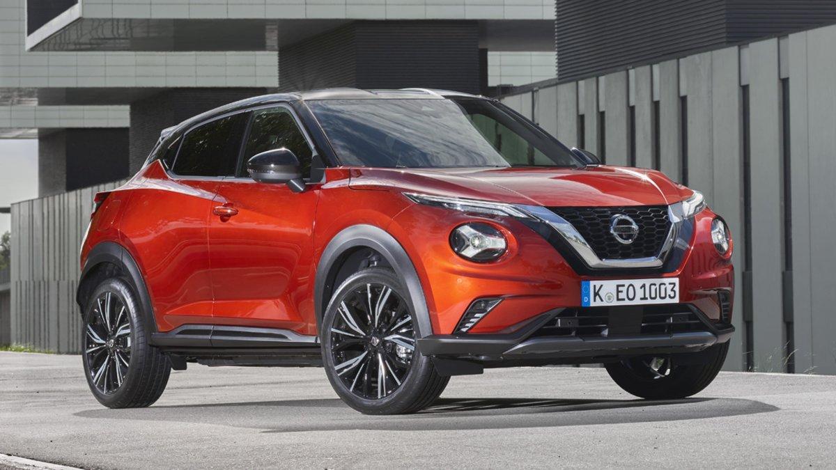 El Nissan Juke en su presentación hoy en Barcelona.