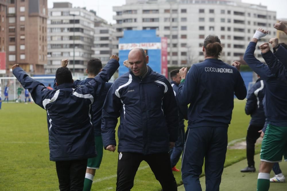 El partido entre el Real Avilés y el Covadonga, en imágenes