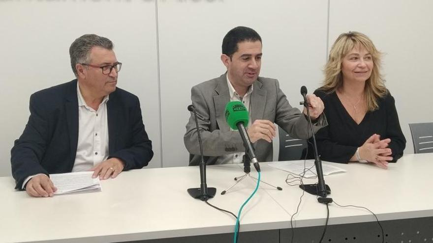 Miguel Juan Reig, Toni Francés y Carol Ortiz.