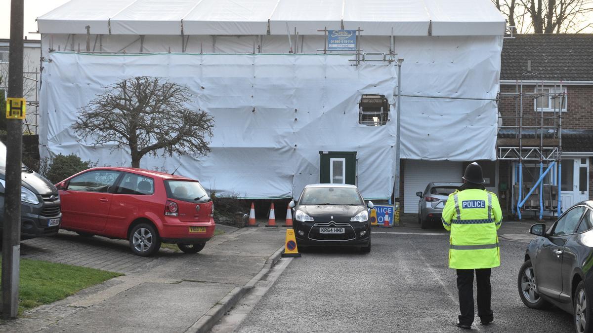 Vivienda de Sergei Skripal en Salisbury.