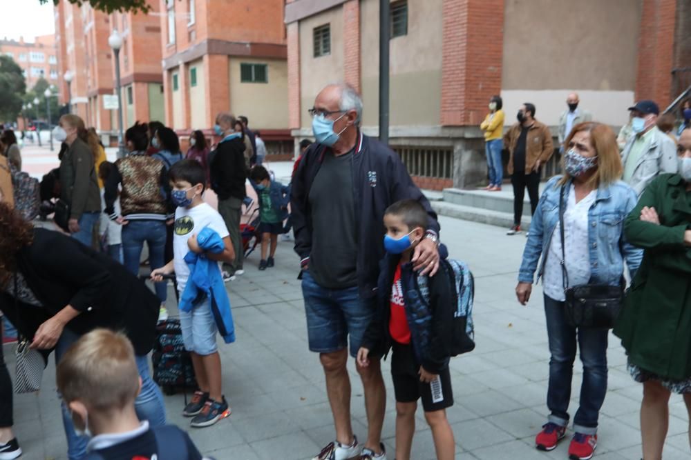 Gijón: vuelta a clase de mascarilla y sin lloros