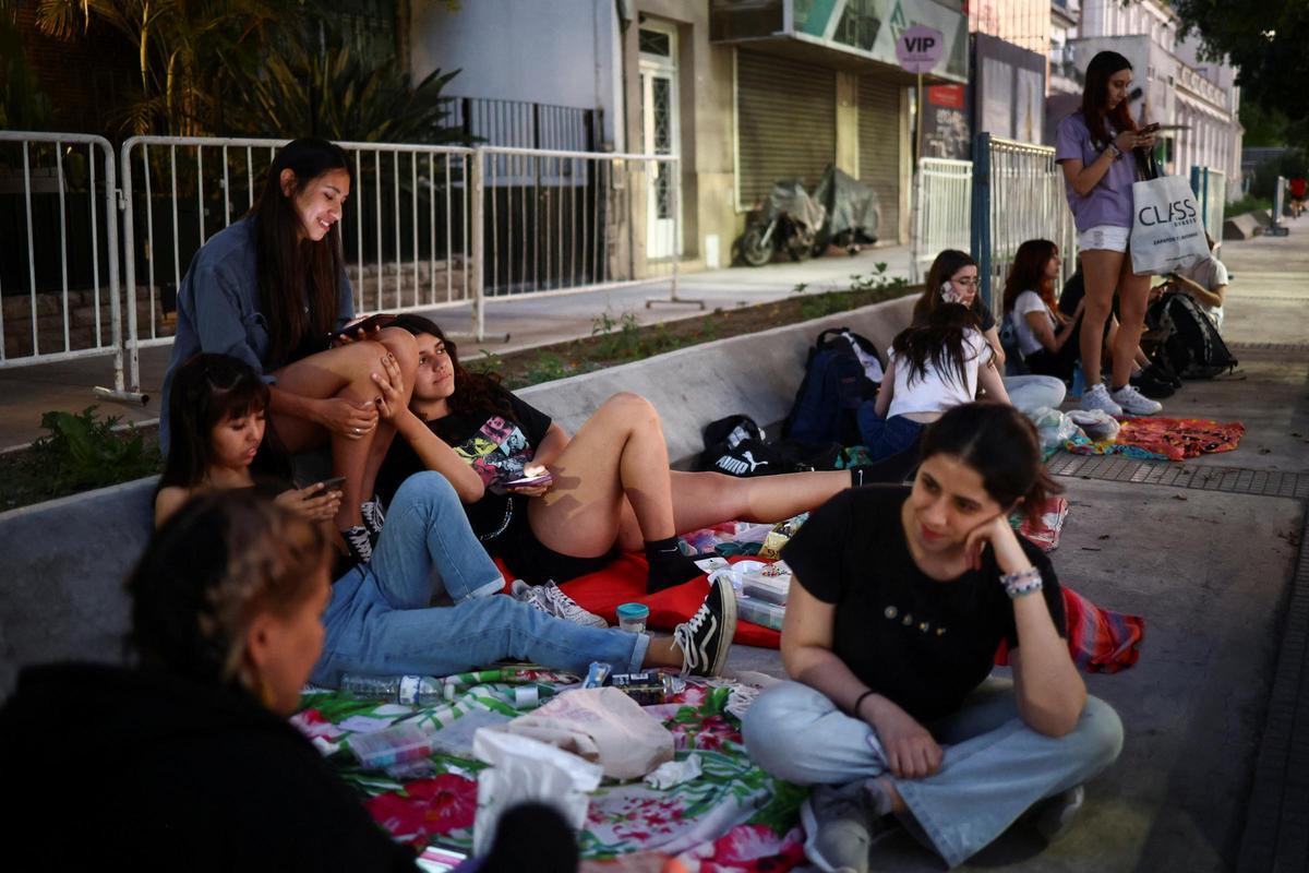 Fans de Taylor Swift en su concierto en Buenos Aires