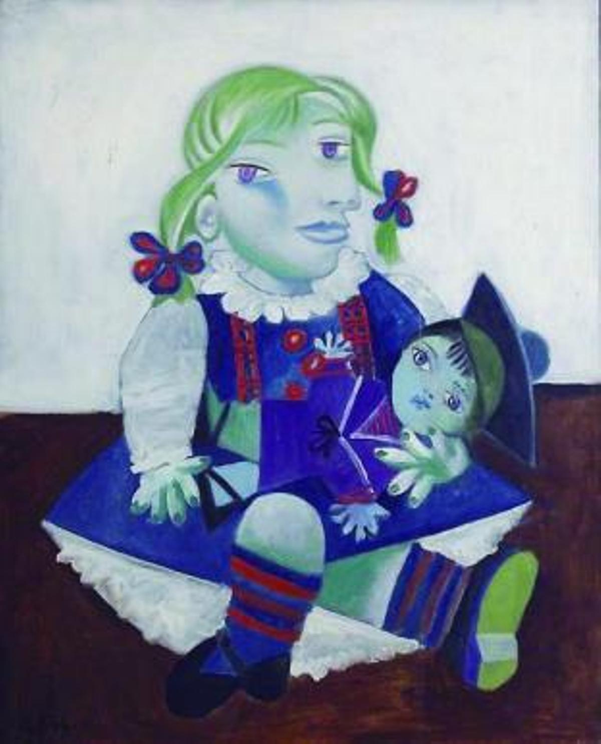 ‘Maya a la poupée’, óleo sobre lienzo.