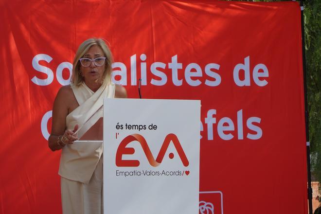 Eva López, alcaldable del PSC en Castelldefels, fija como prioridad la vivienda asequible