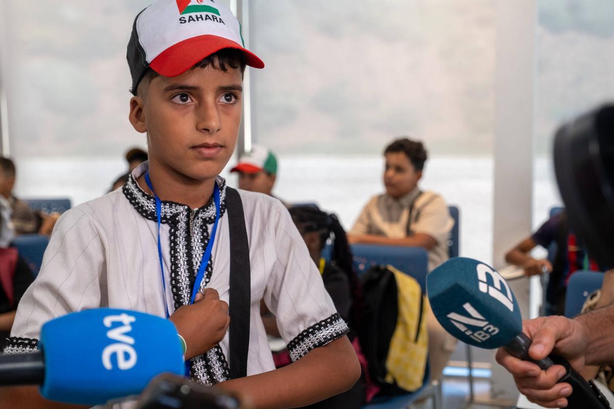 Así ha sido la llegada de los 30 niños saharauis a Palma.